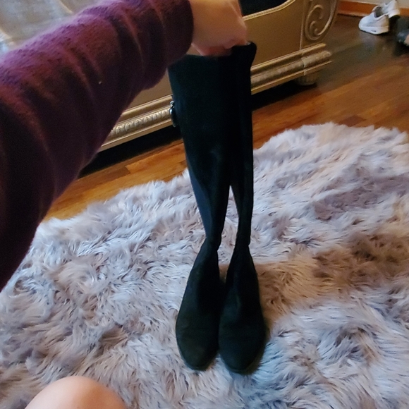 Black Calvin Klein OTK boots. - Picture 4 of 8